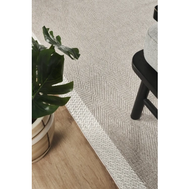 jüt sisal bej-krem-balıksırtı
