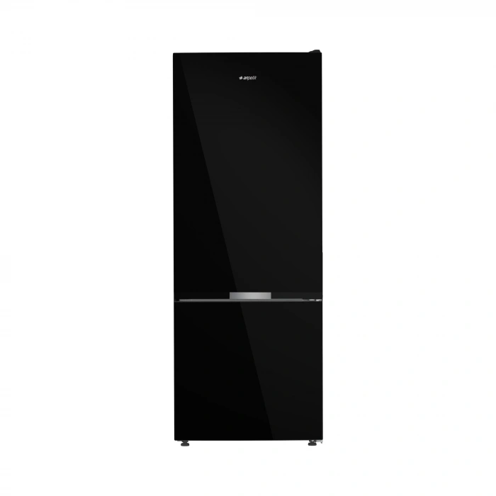 Arçelik 270475 IESC AI Siyah Cam Yapay Zeka Teknolojili Alttan Donduruculu Buzdolabı