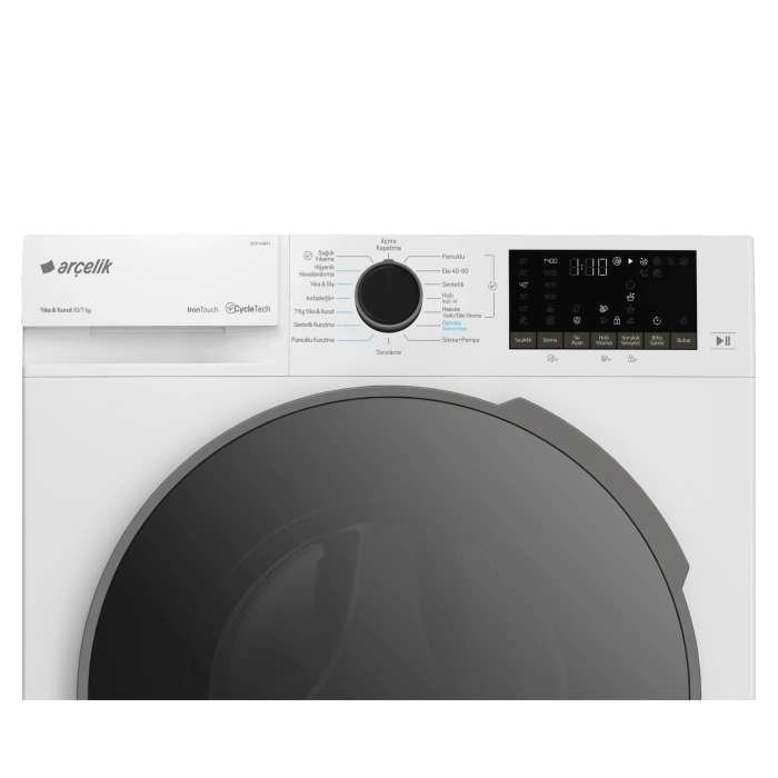 Arçelik 1070 YKMX I Kurutmalı Çamaşır Makinesi