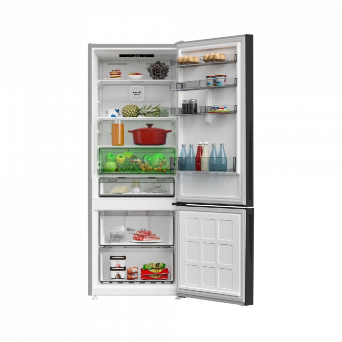 Arçelik 270475 IEGC AI Grion Cam Yapay Zeka Teknolojili Alttan Donduruculu Buzdolabı