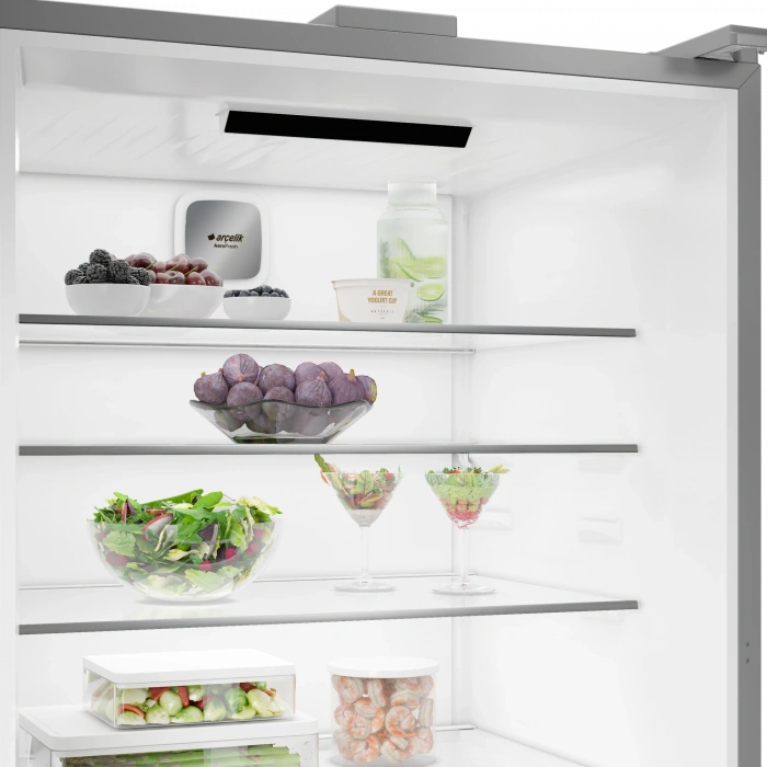Arçelik 278551 EGC AI Fit Yapay Zeka Teknolojili Alttan Donduruculu Buzdolabı