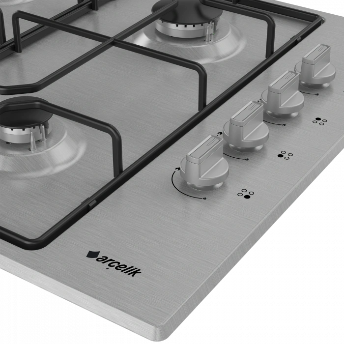 Arçelik OMD D 611 EID Gazlı Metal Tablalı Ocak