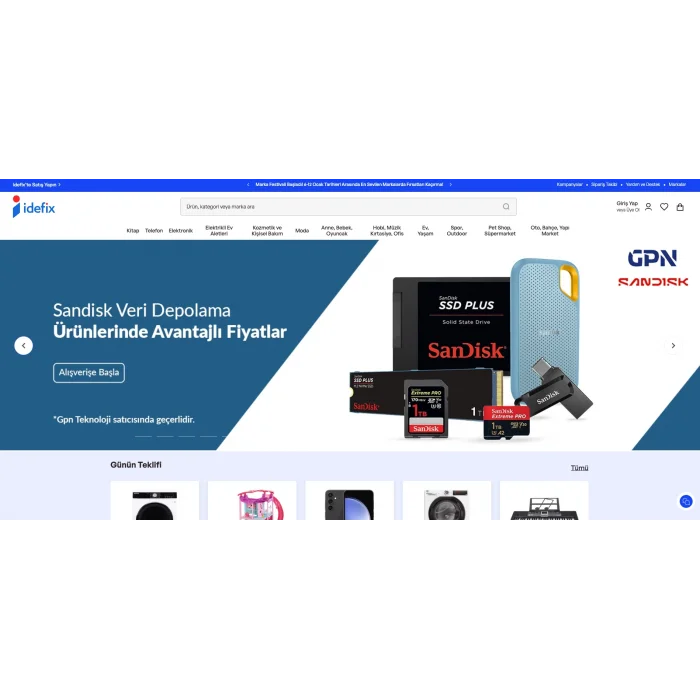 İdefix Entegrasyonu