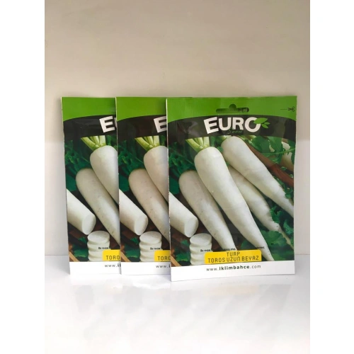 3 adet japon turp tohumu