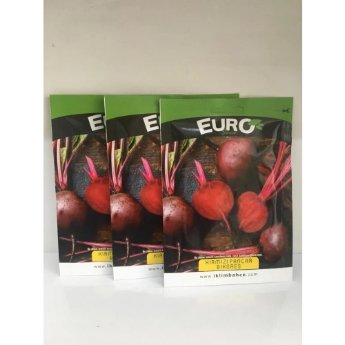 3 adet kırmızı pancar tohumu