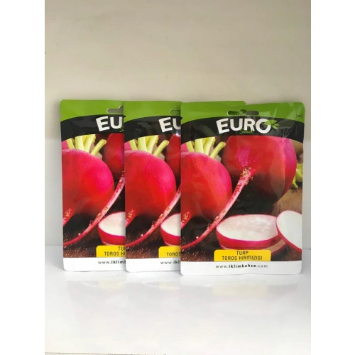 3 adet kırmızı turp tohumu