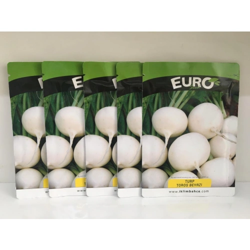 5 adet beyaz turp tohumu