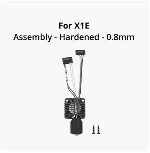 Bambu Lab Complete Hotend Assembly X1E (0.8mm Hardened Steel)