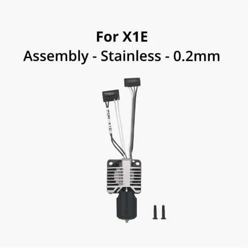 Bambu Lab Complete Hotend Assembly X1E (Stainless Steel Nozzle)