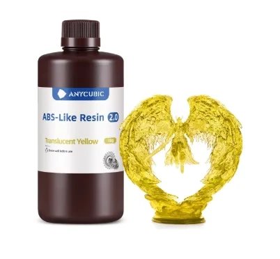 Anycubic ABS-Like Resin 2.0 Translucent Yellow 1 kg