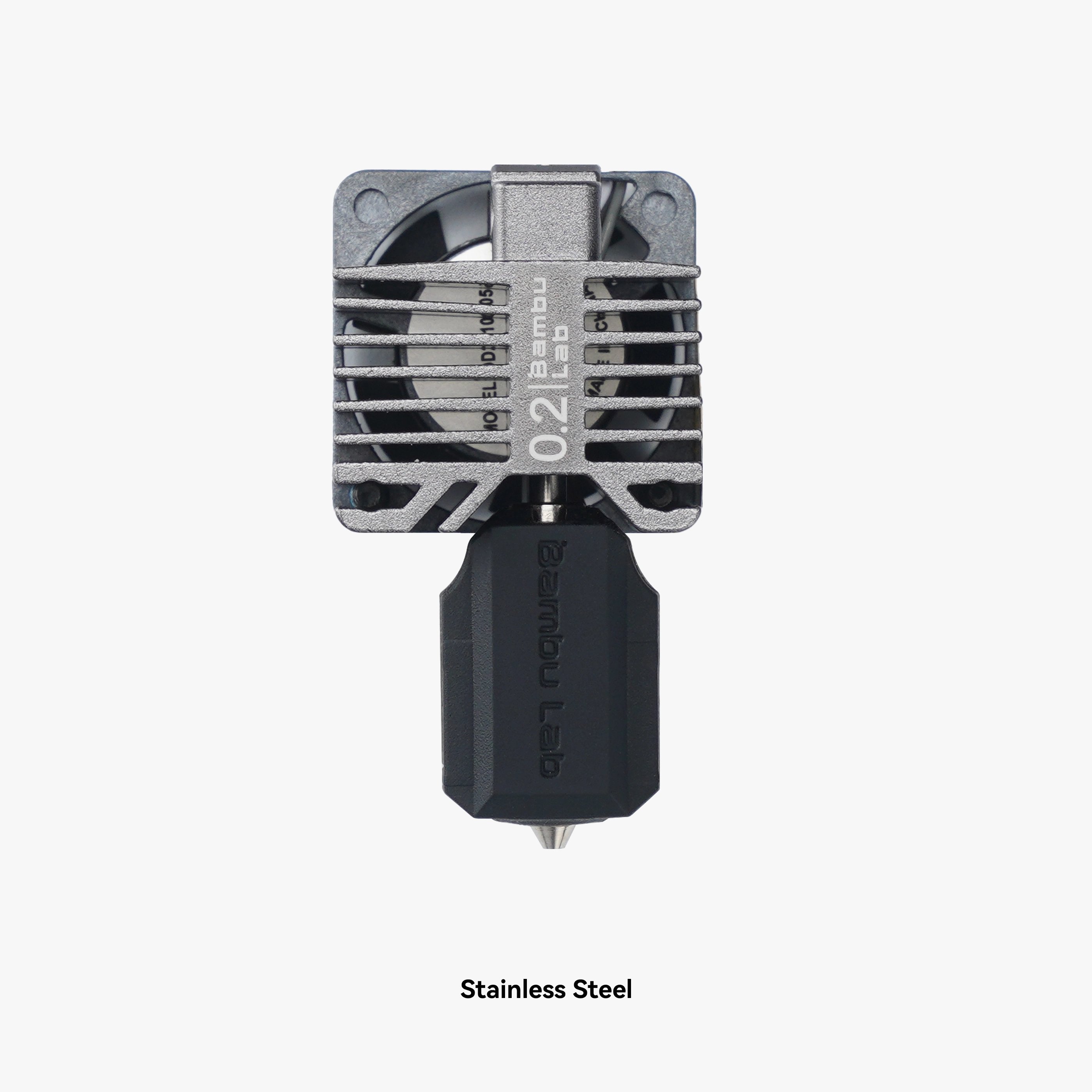 Bambu Lab Complete Hotend Assembly With Stainless Steel Nozzle - 0.2 mm, P1 (Paslanmaz Çelik Nozül 0.2 mm) - P1 Serisi