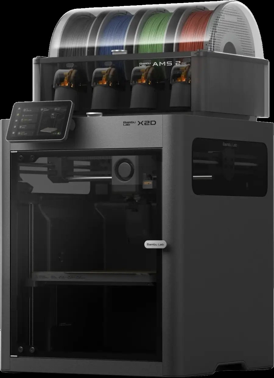 Bambu Lab X2D AMS 2 Pro Combo 3D Yazıcı