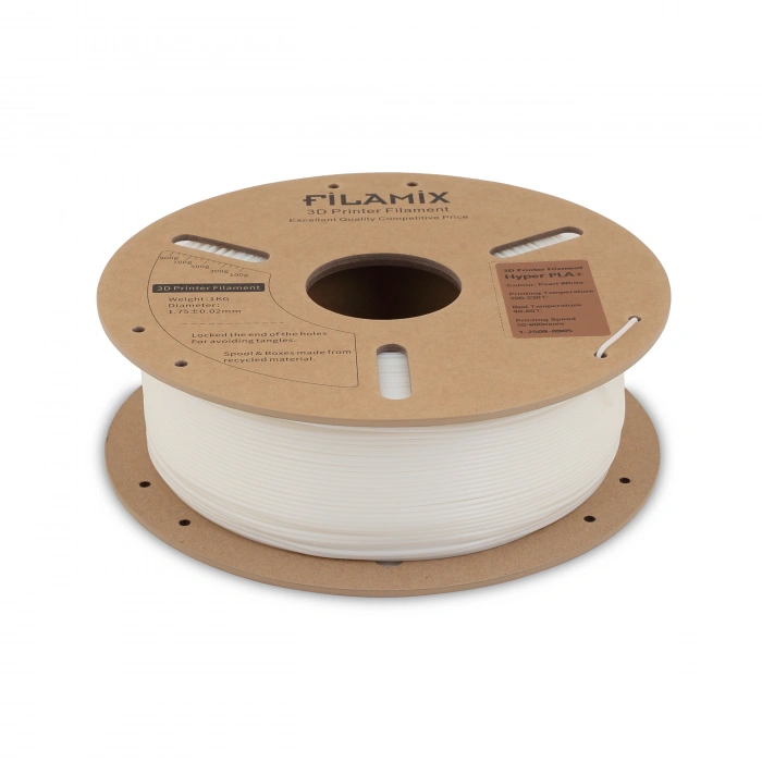 Filamix Hyper Speed PLA İnci Beyaz Filament 1kg 1.75mm