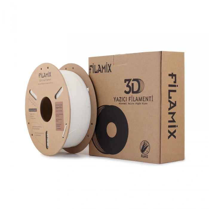 Filamix Hyper Speed PLA İnci Beyaz Filament 1kg 1.75mm