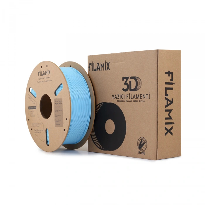 Filamix Hyper Speed PLA+ Buz Mavisi Filament 1kg 1.75mm