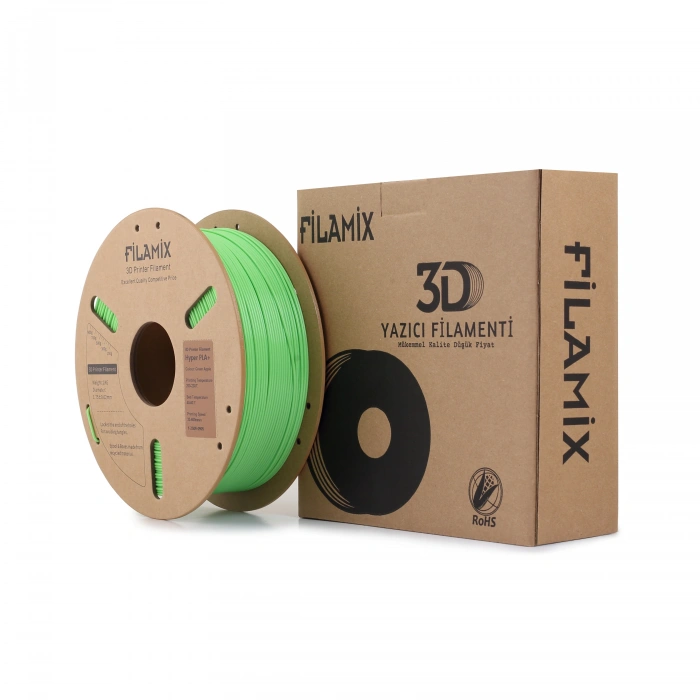 Filamix Hyper Speed PLA Elma Yeşili Filament 1kg 1.75mm