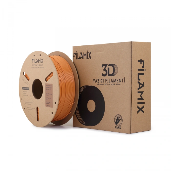 Filamix Hyper Speed PLA Kırmızımsı Kahverengi Filament 1kg 1.75mm