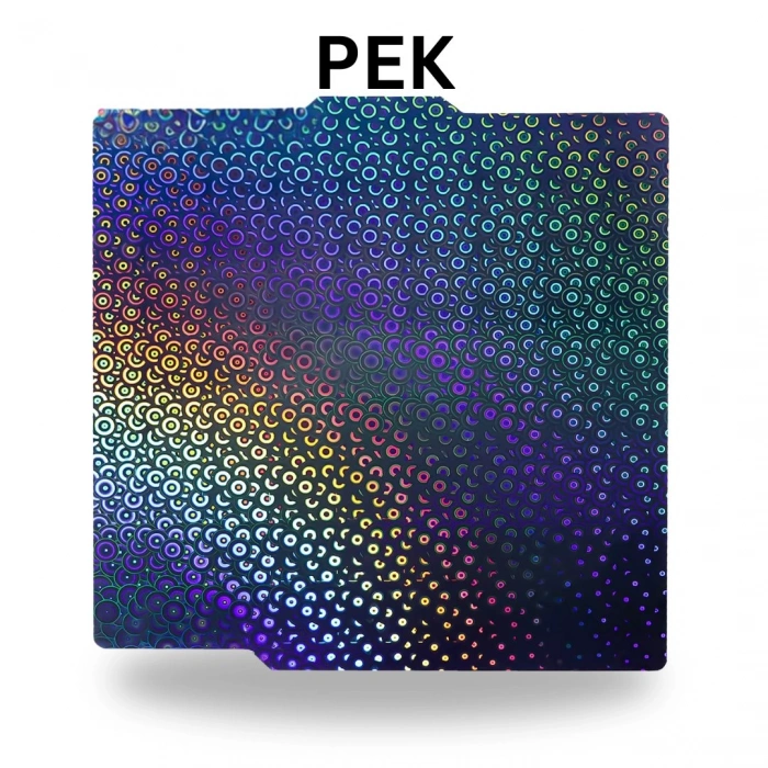 Bambu Lab X1-P1P -P1S CİRCLE PEK+PEK Kaplı Yay Çeliği Manyetik Tabla - 256x256mm - Çift Yüzlü