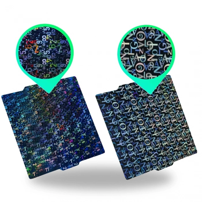 Bambu Lab X1-P1P -P1S PEN+PEK Kaplı Yay Çeliği Manyetik Tabla - 256x256mm - Çift Yüzlü