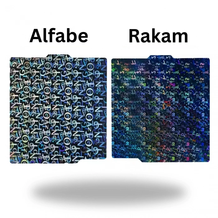 Bambu Lab X1-P1P -P1S PEN+PEK Kaplı Yay Çeliği Manyetik Tabla - 256x256mm - Çift Yüzlü