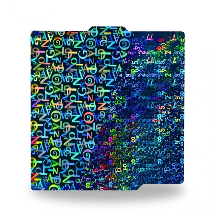 Bambu Lab X1-P1P -P1S PEN+PEK Kaplı Yay Çeliği Manyetik Tabla - 256x256mm - Çift Yüzlü