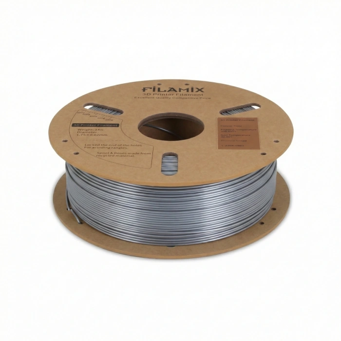 Filamix Pla Plus Gümüş Gri Filament