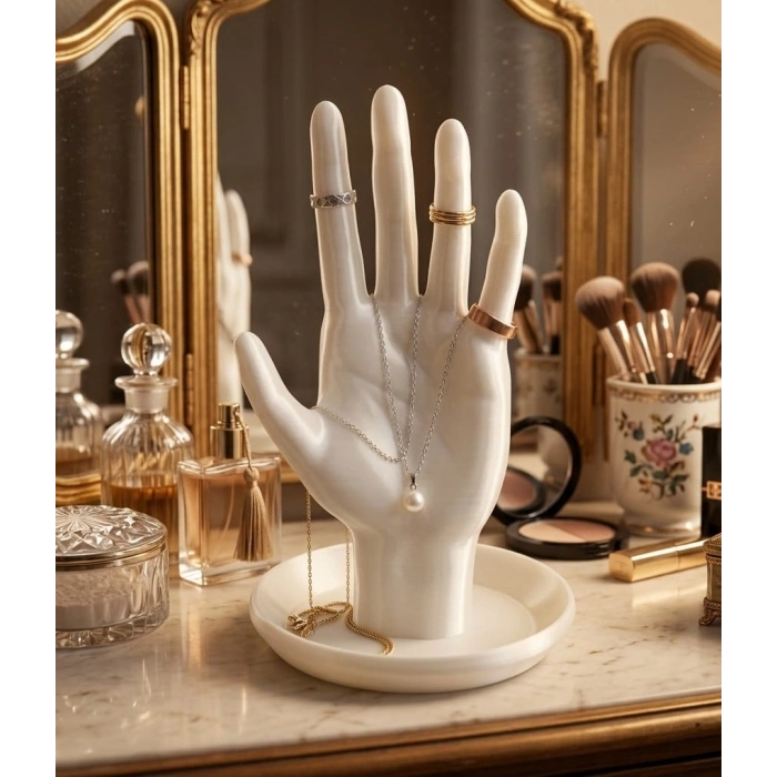 El Takı Standı – Dekoratif Yüzük, Küpe ve Bileklik Organizeri