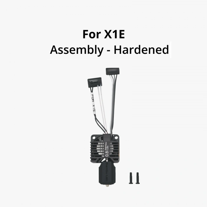Bambu Lab Complete Hotend Assembly - Hardened Steel Nozzle (X1E Serisi Orijinal) [FAH015]