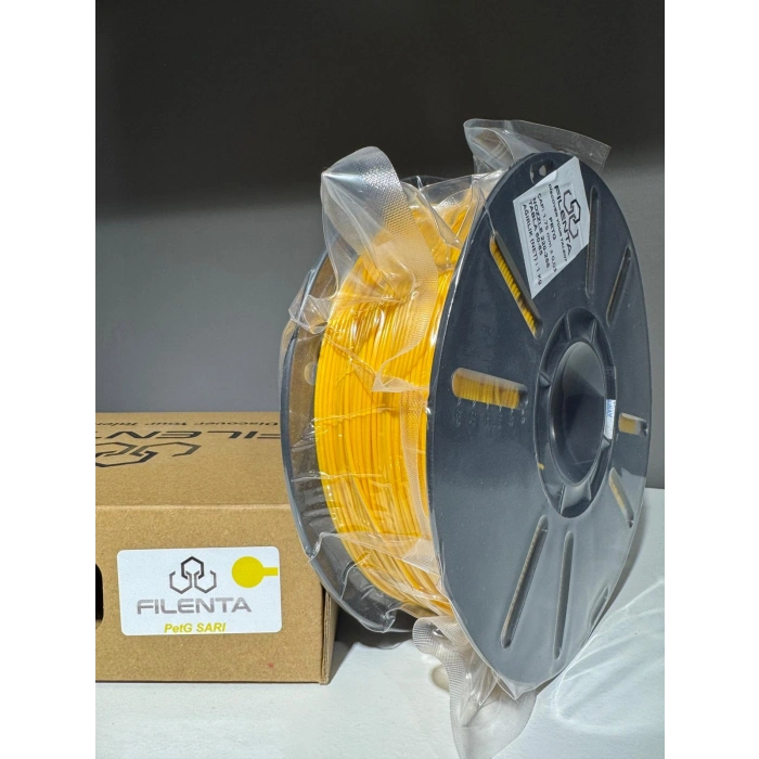 Filenta PETG Sarı Filament 1kg 1.75mm