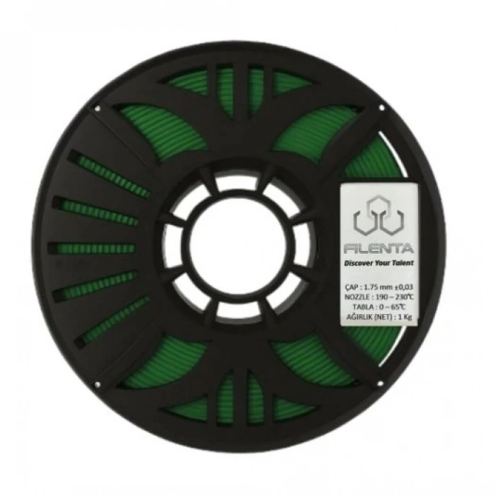 Filenta PLA Premium Mint Yeşili Filament 1kg 1.75mm