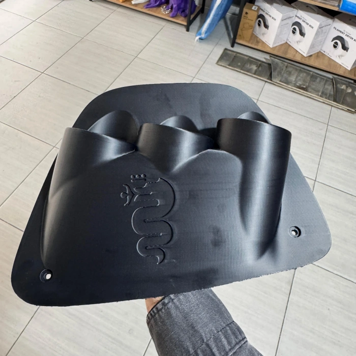 Alfa Romeo 156 MK1 Uyumlu Üçlü Gösterge Saati Çerçevesi - Orta Konsol Havalandırma Üstü Tasarım