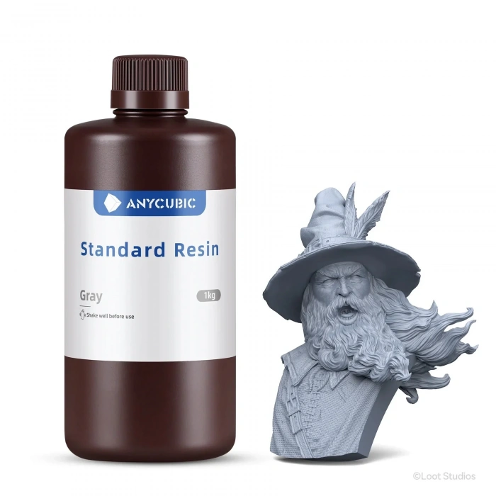 Anycubic Standard Resin - Gray (Gri) - 1 Kg