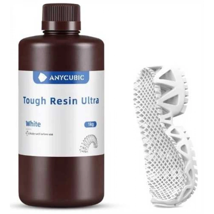 Anycubic Tough Resin Ultra White 1kg