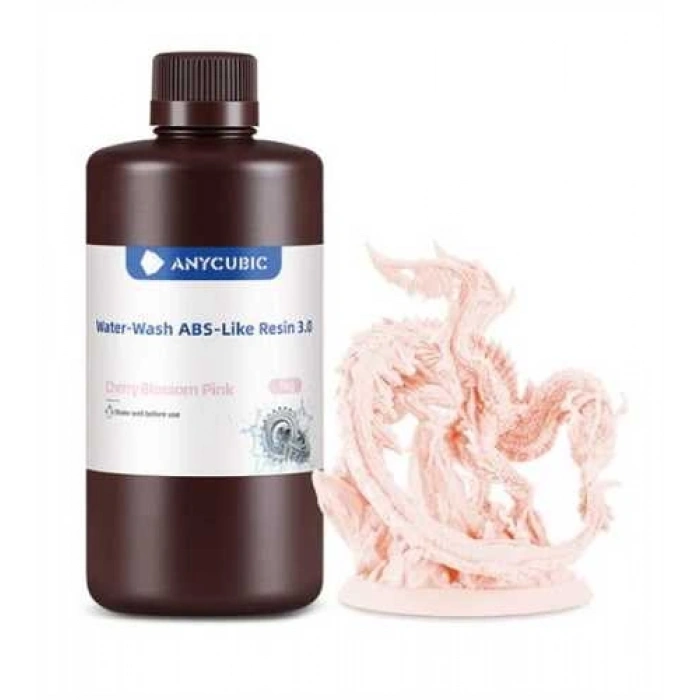 Anycubic Water-Wash ABS-Like Resin 3.0 Cherry Blossom Pink