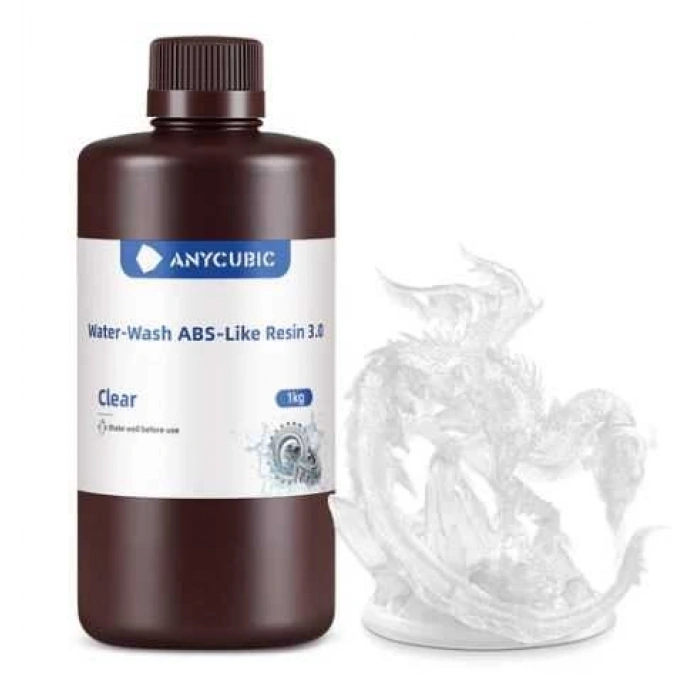 Anycubic Water-Wash ABS-Like Reçine 3.0 Şeffaf 1000g
