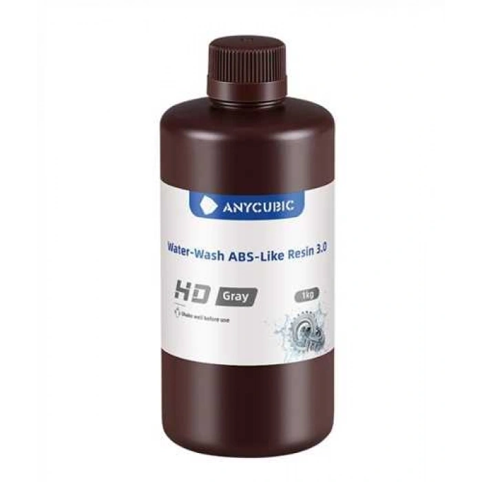 Anycubic Water-Wash ABS-Like Resin 3.0 Hd Gray