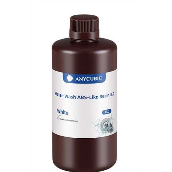 Anycubic Water-Wash ABS-Like Reçine 3.0 Beyaz 1000g