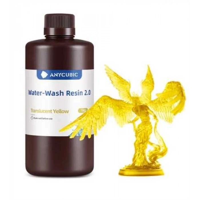 Anycubic Water-Wash 2.0 Şeffaf Sarı Reçine 1kg