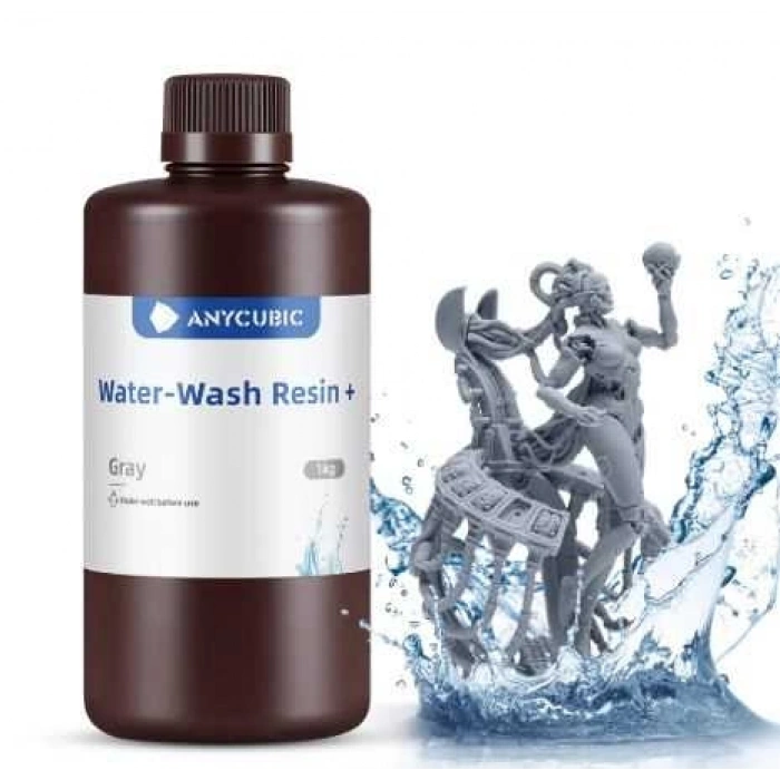 Anycubic Water Wash Resin+ Gri Reçine 1kg