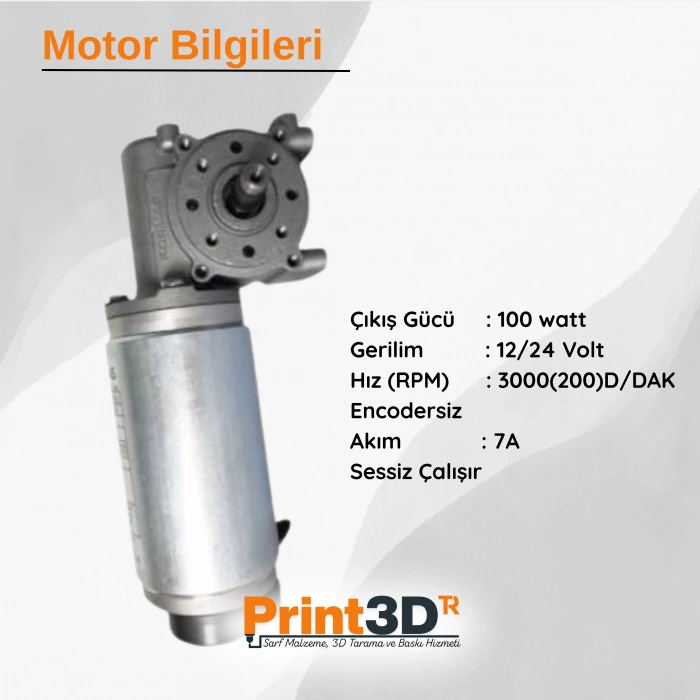 Bal Süzme Makinesi Motor Sistemi Model: 1