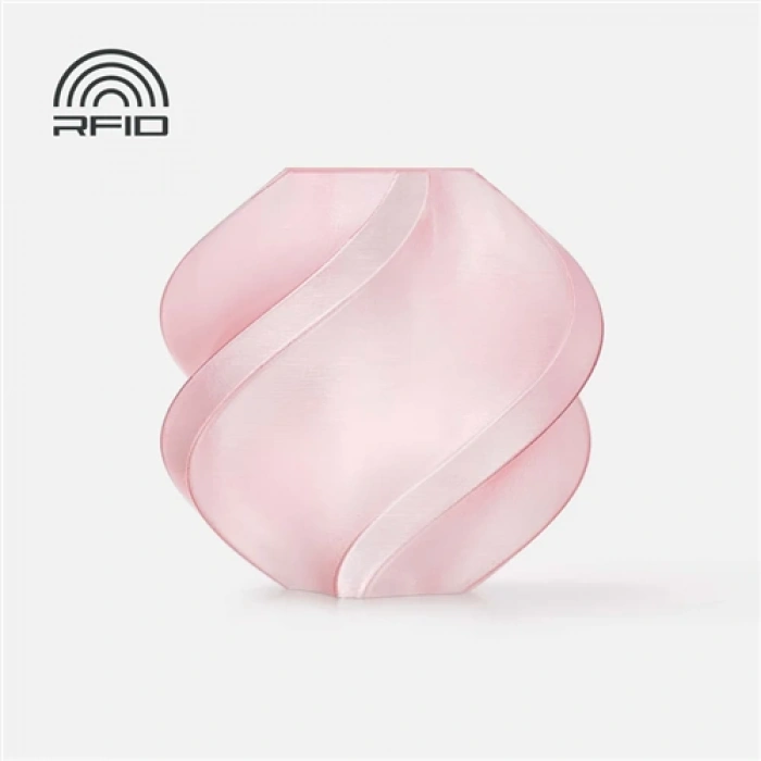 Bambu Lab PETG Translucent Pink Filament With Spool 1 kg