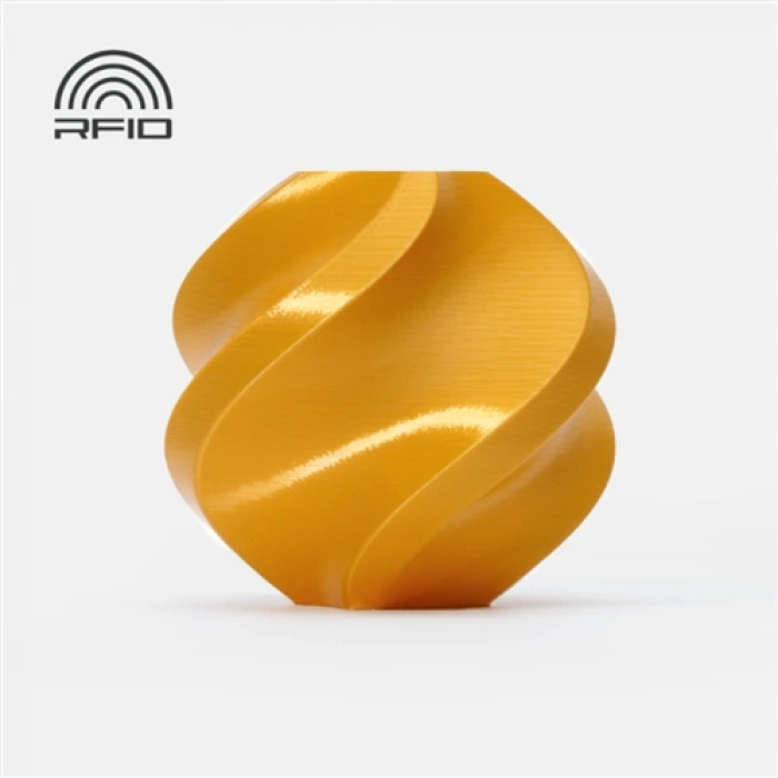 Bambu Lab PLA Silk Gold Filament With Reusable Spool