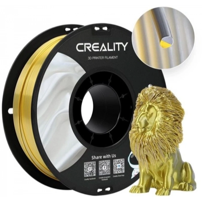 Creality CR-PLA Silk Altın Filament 1.75mm 1kg