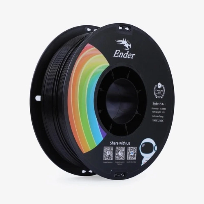 Creality Ender-PLA+ Siyah Filament 1.75mm 1kg