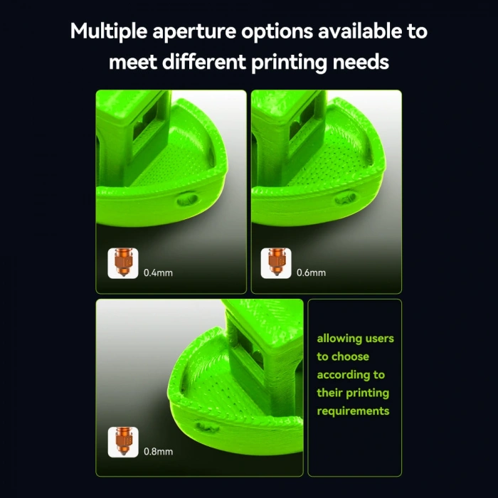 Creality K2 Serisi /Crealiy Hi/ Creality Hi Combo Unicorn Quick-Swap Nozzle - 0.4mm