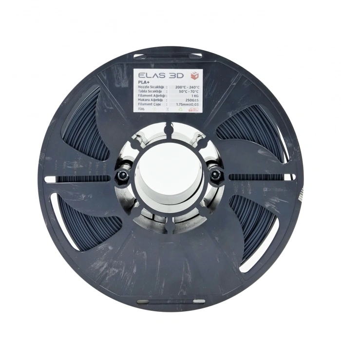 ELAS 1.75MM Antrasit Pla Plus Filament 1 Kg