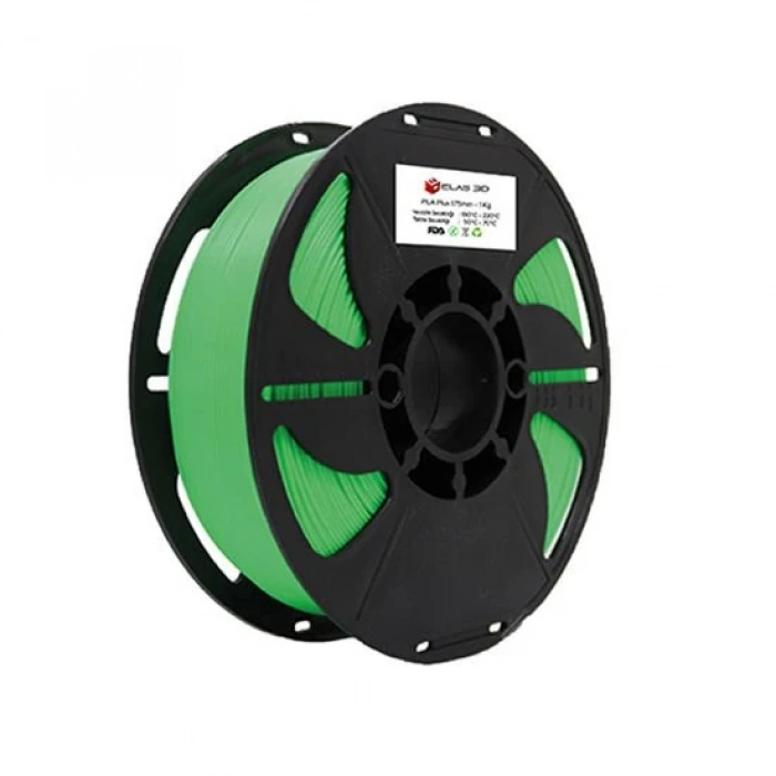 Elas 1.75mm Fıstık Yeşili PLA Plus Filament 1Kg
