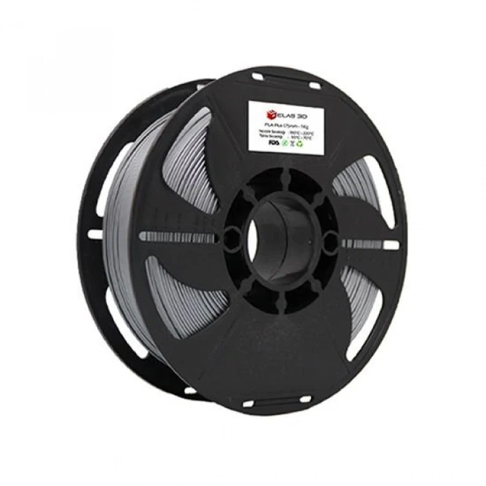 Elas 1.75mm Gri PLA Plus Filament 1kg