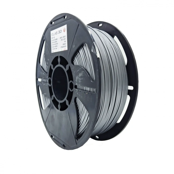 Elas 1.75mm Gümüş Gri PET-G Filament 1Kg
