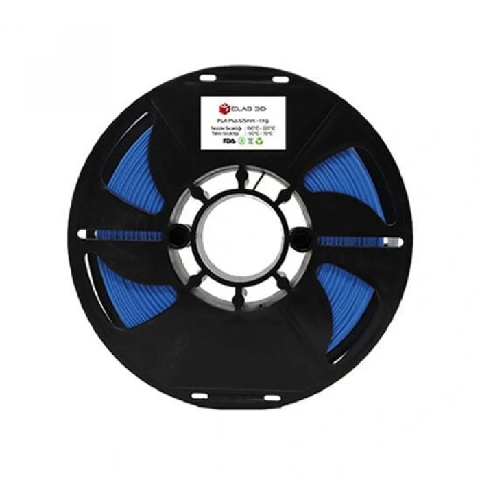 Elas 1.75mm Mavi PLA Plus Filament 1kg